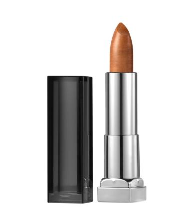 Maybelline New York Color Sensational Gold Lipstick Metallic Lipstick  Pure Gold  0.15 oz Pure Gold 0.15 Ounce (Pack of 1)
