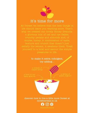 Dorset Cereals Honey Granola 450g - Buy Online on SooperMarket.com