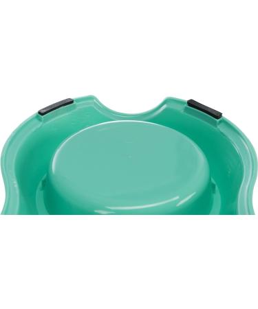 Trixie Light Weight Version Plastic Double Bowl for Cat 200 ml Assorted Colors 1 Count (Pack of 1) - Buy Online on SooperMarket.com