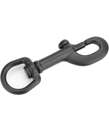 Nosii Stainless Steel Swivel Snap Hook - 75mm Black Bolt Accessory for Scuba Diving - Buy Online on SooperMarket.com