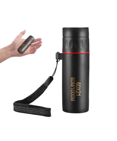 ZUZU Babe Pocket Monocular Telescope for Adults, Mini High Powered Handheld Monoculars for Birds Watching, Hunting, Camping, Hiking, Live Concert and Match. Monocular Black