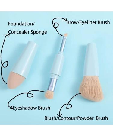 Buy 4-in-1 Makeup Brush for Liquid Cream & Powder Face Makeup | International Shipping Available - Buy Online on SooperMarket.com