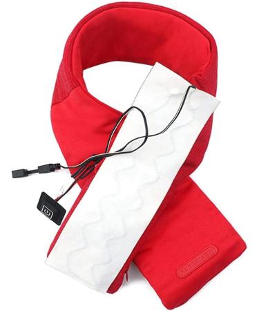 Neck Heating Pad USB - Adjustable Heated Scarf Wraps | 3 Temperature Settings | Winter Outdoor Accessories - Multicolor - Buy Online on SooperMarket.com