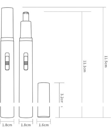 TEMKIN Nose Hair Trimmer | Professional Painless Ear & Nose Hair Trimmer for Men | Waterproof Stainless Steel Blade for Eyebrow & Facial Hair - Buy Online on SooperMarket.com