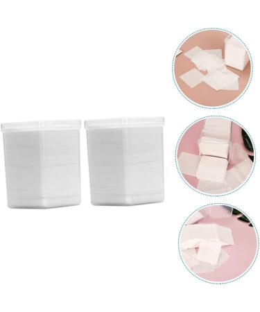 Mikinona Cleaning Pads 2 Boxes Eyelash & Nail Tools Non-Woven Fabric Cloth for Gel & Glue Cleaning Manicure Supplies - Buy Online on SooperMarket.com
