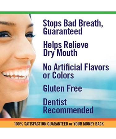 TheraBreath Sugar Free Chewing Gum - Mild Vanilla Mint, 6 Packs of 10 Pieces | Fresh Breath Solution - Buy Online on SooperMarket.com