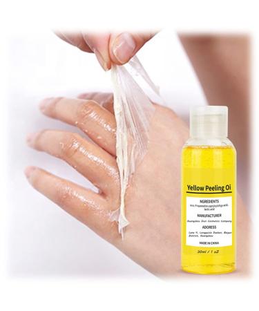 Natural Body Peeling Oil for Women - Moisturizing Yellow Peeling Butter & Scrub 50ml - Nourishing Skin Care for All Skin Types - Buy Online on SooperMarket.com