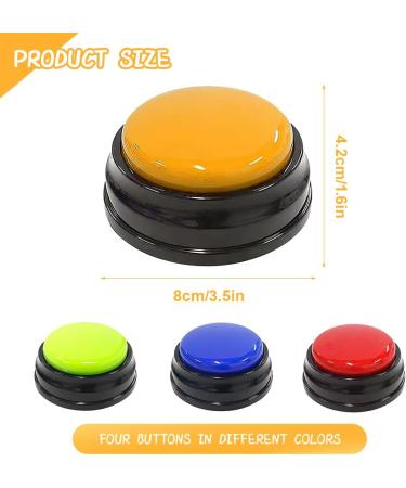 DHQKQG Dog Training Buzzer Set 4 Interactive Recording Buttons for Potty Communication & Cleanliness Training | International Shipping Available - Buy Online on SooperMarket.com