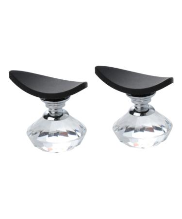Beavorty 2 Pcs Eyeshadow Eye Shadow Seal Eye Shadow Stamp Crease Eye Shadow Tool Applicator Die Crystal