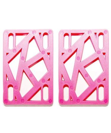 Krooked Riser Pads 1/8" Hot Pink - Single Set