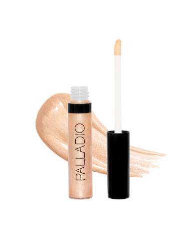 Palladio Lip Gloss  Non-Sticky Lip Gloss  Contains Vitamin E and Aloe  Offers Intense Color and Moisturization  Minimizes Lip Wrinkles  Softens Lips with Beautiful Shiny Finish  Champagne