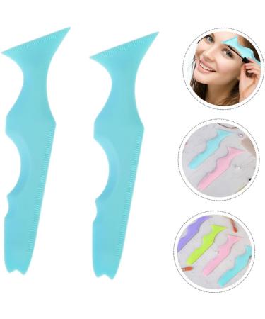 PLAFOPE 2pcs Lipstick Stencil Guide Mascara Eyebrow Reusable Multi-Function Ruler Makeup - Buy Online on SooperMarket.com