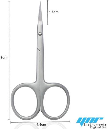 Nail Scissors Professional Cuticle Scissors Extra Strong Straight Curved Manicure Nail Art Scissors (CS-06) - Buy Online on SooperMarket.com