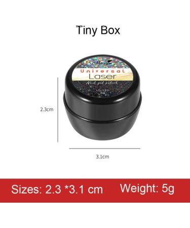 zalati Gel Nail Polish Glitter Gel UV Gel for DIY Nail Art Beauty Wire Drawing - Multicolor 5g Tiny Box Multi-colored - Buy Online on SooperMarket.com