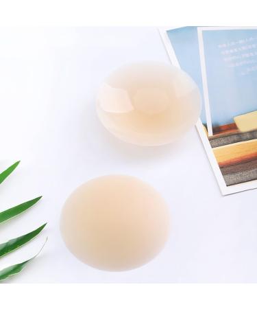 Shop Lightweight Breast Silicone Pasties - Backless Breathable Non-Adhesive Nipple Covers in Beige for Women - Buy Online on SooperMarket.com