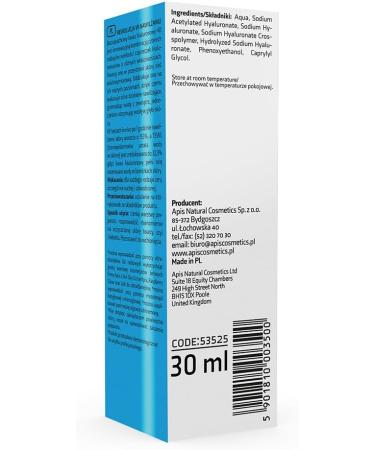 APIS HYALURON 4D Hyaluronic Acid | Revolution in Hydration | 30 ml - Buy Online on SooperMarket.com
