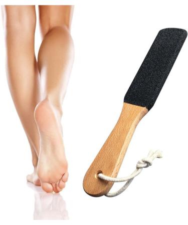 Dajidafu Foot Scrubber Wood Handle Feet Skin File Personal Care Supplies Rasp Accessory Pedicure Tool Scraper for Home Salon Use - Buy Online on SooperMarket.com