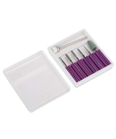 NAROOTE Nail Grinding Heads Nail Art Grinding Head Dead Skin Removal Nail Drill Bits Sanding Polishing Head Set(GH-06)