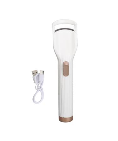 2 in 1 Rechargeable Heated Electric Lash Curler with Hair Dryer for Long Lasting Lifting Fits Most Eye Shapes