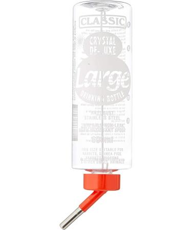 3 PACK 600ML CLASSIC WATER BOTTLE FOR SMALL ANIMAL RABBIT HUTCH CAGE WATER FEEDER CLEAR - Buy Online on SooperMarket.com