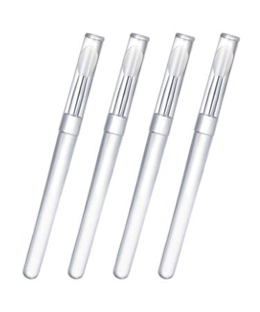 Silicone Lip Brushes - Portable Lipstick Applicator Wands & Mini Lip Scrub Brush (4PCS) | Exfoliate & Enhance Your Lips - Buy Online on SooperMarket.com