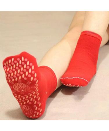 MAGICLULU Unisex Tourmaline Self-Heating Health Socks - 3 Pairs Mix Color, Ideal for Fishing, Camping, Hiking, Skiing - Men and Women - Buy Online on SooperMarket.com