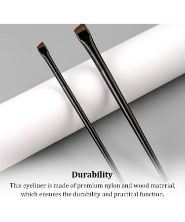 Dajidafu Eyeliner Professional Application Face Shaping Brow Brushes Double Ended Eyeshadow Making Eyelash Tools Eyebrow Brush Small Flat - Buy Online on SooperMarket.com