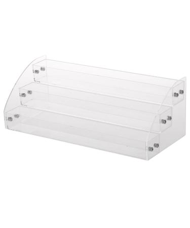 Nail Polish Display Stand - 6 Types Acrylic Rack Organizer Holder | Three Layers | Ideal for Makeup Storage - Buy Online on SooperMarket.com