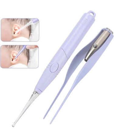 Electric Earpick Iron Box with Comfortable Grip - Ergonomic Handle Earwax Remover for Baby Use - Purple - Buy Online on SooperMarket.com