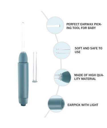 3pcs Luminous Ear Spoons Set for Kids - LED Earwax Remover Scoop - Buy Online on SooperMarket.com