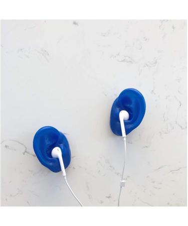 (A Pair) Silicone Ear Model Soft - Ear Model - Flexible Earmold Ear Displays for Acupuncture Audio Music Recording Education (Blue) Blue - Buy Online on SooperMarket.com