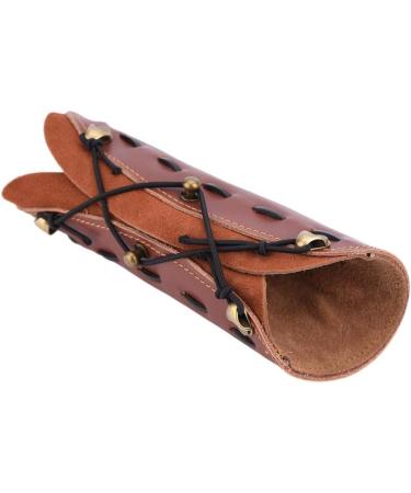VGEBY1 Leather Arm Guard  Asjustable Archery Armband Durable Archery Arm Guard Safe Strap Armband Arm Guards For Archery - Buy Online on SooperMarket.com