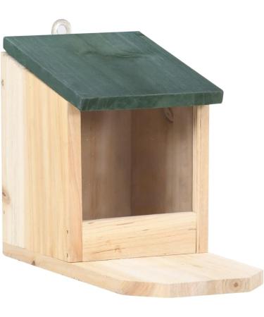 vidaXL 4x Firwood Squirrel Houses Garden Forest Wild Animals Wooden Holder Squirrel Peanut Butter Feeder Food House Feeding Station Box - Buy Online on SooperMarket.com