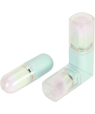 Retractable Powder Brush Blue Portable Home Makeup Brush Set for Makeup Beginners - Buy Online on SooperMarket.com