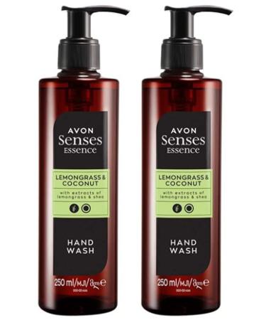 New Larger Size - Avon Senses Essence Lemongrass & Coconut Hand Wash - Sold By Ultimate Things