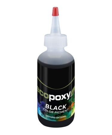 Black Epoxy Color Pigment - EcoPoxy 120mL Liquid Dye for Adding to Epoxy Resins