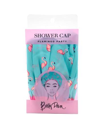 Fashionista Flamingo Oversized Waterproof Shower Cap - Reusable & Adjustable for All Hair Lengths - Buy Online on SooperMarket.com