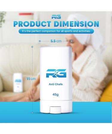 RG Anti Chafe Balm Unisex 1.58 oz - Soothing Relief for Runners & Travelers | International Shipping Available - Buy Online on SooperMarket.com