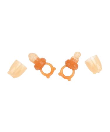 Leak-Proof Silicone Baby Fruit Feeder Pacifier - 2 PCS Easy Grip for Toddlers | International Shipping - Buy Online on SooperMarket.com