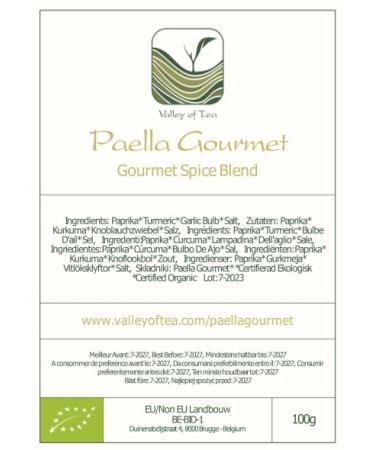 Organic Paella Spice Mix | Gourmet Spice Blend for Authentic Paella - Buy Online on SooperMarket.com
