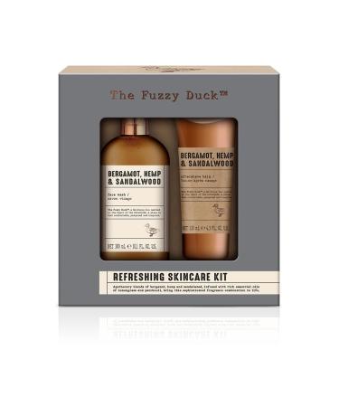 Baylis & Harding The Fuzzy Duck Bergamot Hemp & Sandalwood Men's Luxury Skincare Duo Gift Set (Pack of 1) - Vegan Friendly