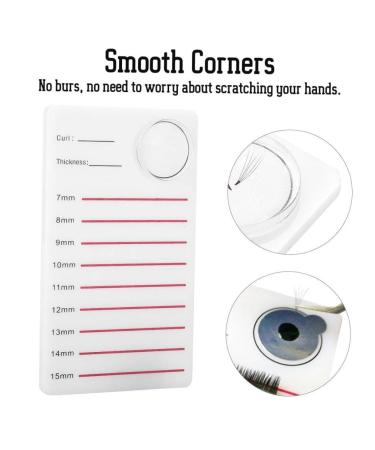 Eyelash Extensions Tray for Salon - Plastic Stand for Black Mink False Lashes | Convenient Pallet Holder Style 2 - Shop Internationally - Buy Online on SooperMarket.com