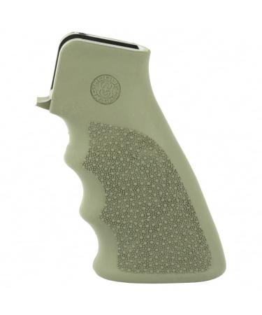 Hogue /M-16 201361 Rubber Grip with Finger Grooves OD Green