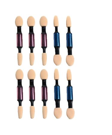 Mikinona Make Eye Shadow Brush 10pcs Women Makeup Brush Cosmetics Eye Shadow Brush Double Head Applicator Miss Blending Brush
