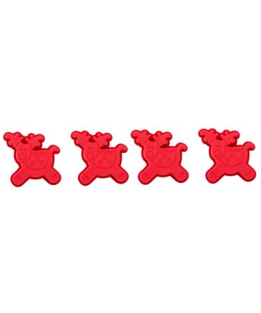 MAGICLULU 4 Pcs Baking Mold Silicone Molds Silicone DIY Mold Candle Homemade Cake Mold Dessert Christmas Child