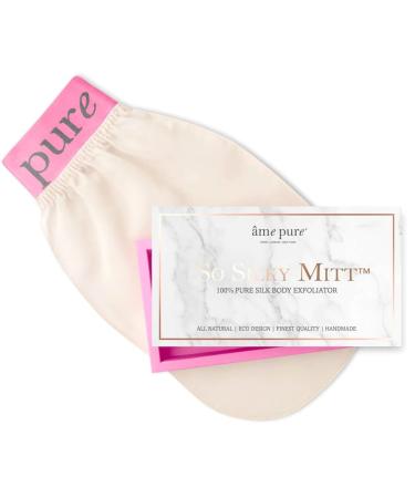 Ame Pure Exfoliating Glove - Exfoliating Mitt for Body - Gentle Durable Hammam Exfoliating Glove - Chemical Peel Alternative - Premium Exfoliating Mitt for Dead Skin - Transform Your Skin in Seconds! Pack of 1