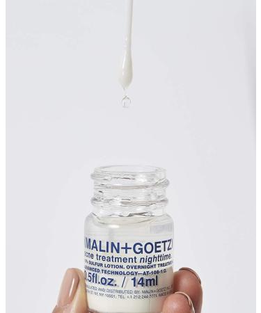 Malin + Goetz Acne Treatment Overnight Spot Treatment - Calming, Non-Drying Formula for Blemishes - 0.5 Fl Oz - Buy Online on SooperMarket.com