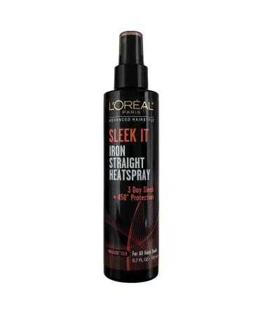 L'Or al Paris Advanced Hairstyle SLEEK IT Iron Straight Heatspray 5.7 fl. oz.