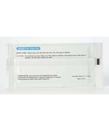 TRAVELWELL Aloe Makeup Remover Wipes - 500 Individually Wrapped Cleansing Wipes | Elderly Bathing & Travel Size Toiletries | Hotel Bulk Set - Buy Online on SooperMarket.com