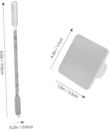 5 Sets Ring Palette Manicure Pigment Mixing Tool - Makeup Mixing Plates & Spatula for Perfect Cosmetic Blending - Buy Online on SooperMarket.com